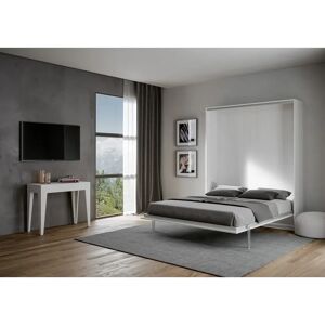 Zipcode Design Kentaro Foldaway Double Bed 160x190 with Slatted Frame gray/white 210.5 H x 173.6 W x 215.0 D cm