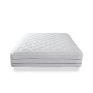 White Noise Airi 25cm Medium Pocket Sprung Mattress 25.0 H x 152.0 W x 201.0 D cm