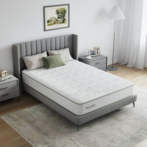 Novilla 25cm Ortho Memory Foam Pocket Sprung Zoned Mattress Small Double (4')