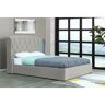 Wimex Mayfair Upholstered Ottoman Bed gray 129.0 H x 158.0 W x 205.0 D cm