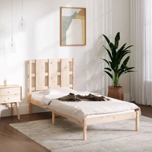 Alpen Home Nicol Solid Wood Bed Frame Bed brown 100.0 H x 80.5 W x 195.5 D cm