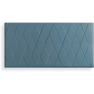 Brayden Studio Raffles Upholstered Headboard blue 80.0 H x 100.0 W x 7.0 D cm