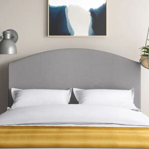 Silentnight Cassie Upholstered Headboard gray 60.0 H x 90.0 W x 5.0 D cm