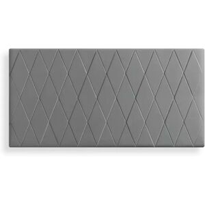 Brayden Studio Raffles Upholstered Headboard gray 80.0 H x 100.0 W x 7.0 D cm