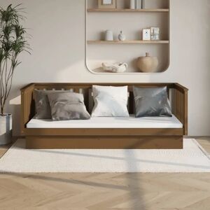 Latitude Run Daybed Solid Wood Pine1 brown 76.0 H x 97.0 W cm