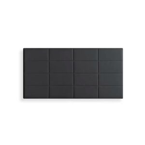 Brayden Studio Raimunda Upholstered Headboard black 80.0 H x 100.0 W x 7.0 D cm