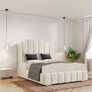 Canora Grey Balzhan Upholstered Ottoman Storage Bed Cream Super King (6')
