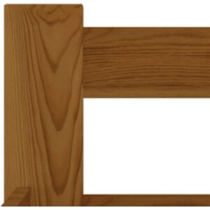 Marlow Home Co. Berna vidaXL Bed Frame Solid Pine Wood Honey Brown European Single (90 x 200cm)
