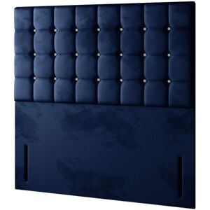 Rosdorf Park Rochester Upholstered Headboard Royal Blue Kingsize (5')