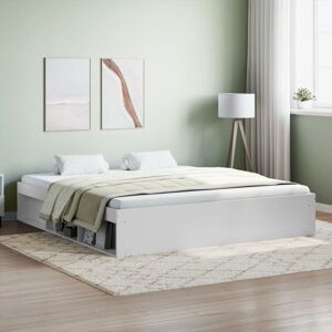 Latitude Run Afriani Platform Bed White Super King (6')