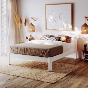 August Grove Alessio Bed Frame White Super King (6')