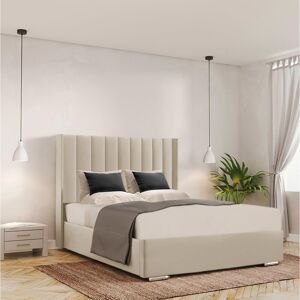 Canora Grey Ayrin Upholstered Ottoman Storage Bed Cream Super King (6')