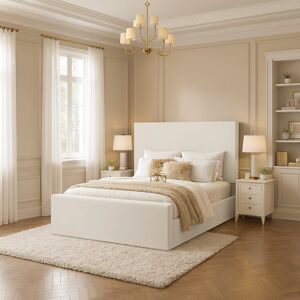 Latitude Run Amed Storage Bed Cream Single (3')