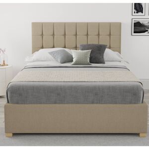 Zipcode Design Chevalier Upholstered Ottoman Bed Natural Double (4'6) Zipcode Design Chevalier Upholstered Ottoman Bed Natural Double (4'6)