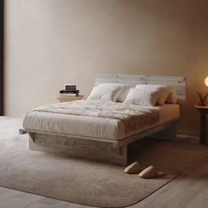 Ebern Designs Hardee Bed Frame Grey Wood European Single (90 x 200 cm) Ebern Designs Hardee Bed Frame Grey Wood European Single (90 x 200 cm)