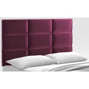Zipcode Design Enid Upholstered Headboard Velvet Boysenberry Super King (6') Zipcode Design Enid Upholstered Headboard Velvet Boysenberry Super King (6')