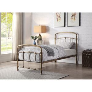 Three Posts Alto Bed Frame Antique Bronze Single (3') Three Posts Alto Bed Frame Antique Bronze Single (3')