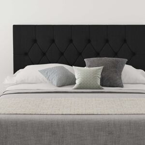 Wade Logan Talcott Upholstered Headboard Linen Ebony Super King (6') Wade Logan Talcott Upholstered Headboard Linen Ebony Super King (6')