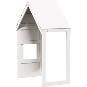 Harriet Bee Kids' Bed Roof Solid Wood Pine White 139.5cm H x 55cm L x 99cm W Harriet Bee Kids' Bed Roof Solid Wood Pine White 139.5cm H x 55cm L x 99cm W