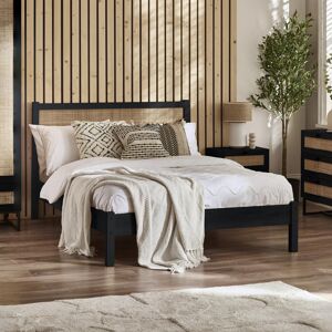 August Grove Gennaro Padstow Bed Black UK Double (135 x 190 cm) August Grove Gennaro Padstow Bed Black UK Double (135 x 190 cm)