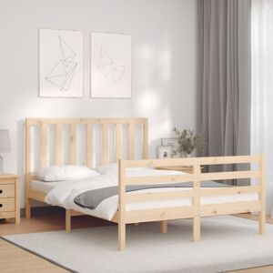 Marlow Home Co. Shawny European Double (140 X 200cm) Solid Wood Bed Brown Small Double (4') Marlow Home Co. Shawny European Double (140 X 200cm) Solid Wood Bed Brown Small Double (4')