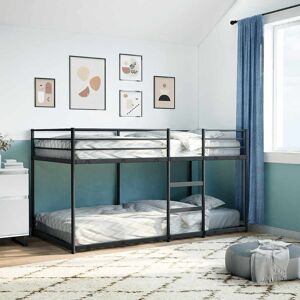 Isabelle & Max Vidaxl Steel Bunk Bed Without Mattress Black European Single (90 x 200cm) Isabelle & Max Vidaxl Steel Bunk Bed Without Mattress Black European Single (90 x 200cm)