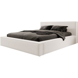 Ebern Designs Bocalio Upholstered Bed with Storage Boucle Cream 160 x 200 cm Ebern Designs Bocalio Upholstered Bed with Storage Boucle Cream 160 x 200 cm