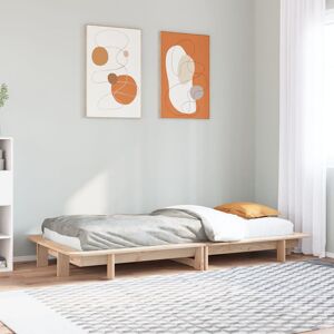 ClassicLiving Bed Frame Without Mattress 180X200 Cm Super King Solid Wood Pine Brown Single (3') ClassicLiving Bed Frame Without Mattress 180X200 Cm Super King Solid Wood Pine Brown Single (3')