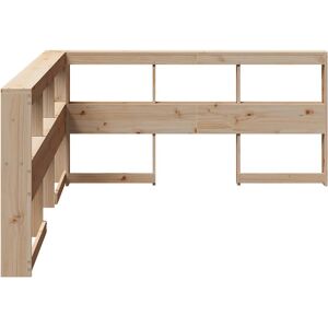 Brayden Studio Burhanuddin Solid Wood Headboard Brown Double (4'6) Brayden Studio Burhanuddin Solid Wood Headboard Brown Double (4'6)