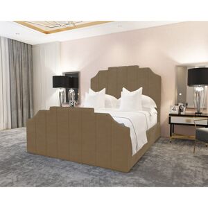 Rosalind Wheeler Annalei Upholstered Bed Frame Taupe Double (4'6) Rosalind Wheeler Annalei Upholstered Bed Frame Taupe Double (4'6)