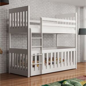 Mack + Milo Laskowski Single (3') Standard Bunk Bed and Mattress White Mack + Milo Laskowski Single (3') Standard Bunk Bed and Mattress White