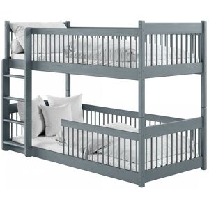 Harriet Bee Wooden Bunk Bed Boston Olive - Sustainable Pine Frame with Split Design Grey 130cm H X 97cm W X 198cm L Harriet Bee Wooden Bunk Bed Boston Olive - Sustainable Pine Frame with Split Design Grey 130cm H X 97cm W X 198cm L