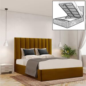 Brayden Studio Besar Upholstered Ottoman Storage Bed Turmeric Small Double (4') Brayden Studio Besar Upholstered Ottoman Storage Bed Turmeric Small Double (4')