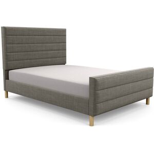 Brayden Studio Premium Beaumere Upholstered Bed Frame Grey/Wool Single (3') Brayden Studio Premium Beaumere Upholstered Bed Frame Grey/Wool Single (3')