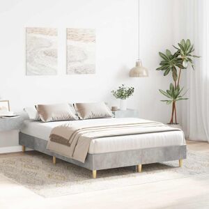 Alpen Home Bed Frame No Mattress Engineered Wood Concrete Grey Double (4'6) Alpen Home Bed Frame No Mattress Engineered Wood Concrete Grey Double (4'6)