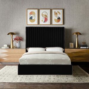 Brayden Studio Aidean Upholstered Bed Frame Black Small Double (4') Brayden Studio Aidean Upholstered Bed Frame Black Small Double (4')