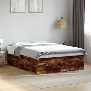 17 Stories Bed Frame Smoked Oak King (150 x 200 cm) 17 Stories Bed Frame Smoked Oak King (150 x 200 cm)