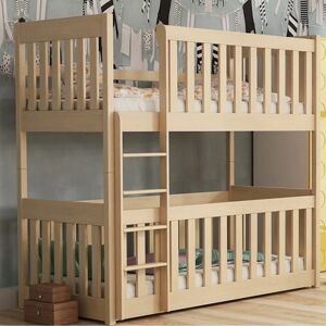 Mack + Milo Nicholes Single (3') Standard Bunk Bed and Mattress Pine Mack + Milo Nicholes Single (3') Standard Bunk Bed and Mattress Pine