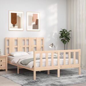 Marlow Home Co. Bed Frame with Headboard Natural Double (4'6) Marlow Home Co. Bed Frame with Headboard Natural Double (4'6)