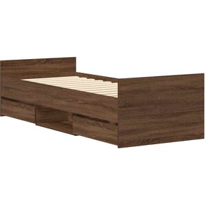 Latitude Run Addylen Platform Bed Brown Oak Single (3') Latitude Run Addylen Platform Bed Brown Oak Single (3')