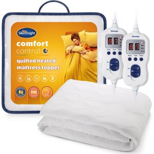 Silentnight Multi-Zone Heated Quilted Mattress Topper White Super King (6') Silentnight Multi-Zone Heated Quilted Mattress Topper White Super King (6')
