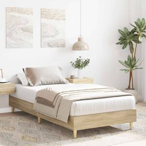 Alpen Home Bed Frame No Mattress Engineered Wood Sonoma Oak 102 x 203cm Alpen Home Bed Frame No Mattress Engineered Wood Sonoma Oak 102 x 203cm