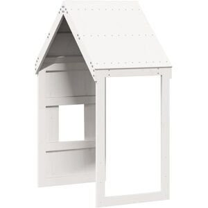 Harriet Bee Kids' Bed Roof Solid Wood Pine White 139.5cm H x 60cm L x 99cm W Harriet Bee Kids' Bed Roof Solid Wood Pine White 139.5cm H x 60cm L x 99cm W