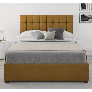 Zipcode Design Chevalier Upholstered Ottoman Bed Ochre Small Double (4') Zipcode Design Chevalier Upholstered Ottoman Bed Ochre Small Double (4')