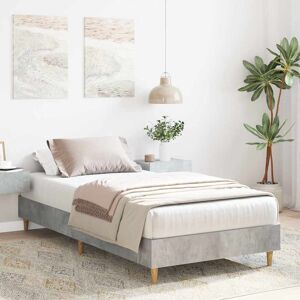Alpen Home Bed Frame No Mattress Engineered Wood Concrete Grey Small Single (2'6) Alpen Home Bed Frame No Mattress Engineered Wood Concrete Grey Small Single (2'6)