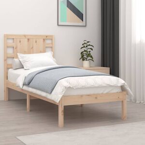 Marlow Home Co. Bed Frame Solid Wood Natural Single (3') Marlow Home Co. Bed Frame Solid Wood Natural Single (3')