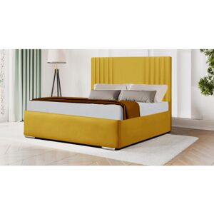 Latitude Run Amire Bed Frame Yellow Mustard Small Double (4') Latitude Run Amire Bed Frame Yellow Mustard Small Double (4')
