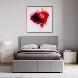 Zipcode Design Wilna Upholstered Ottoman Bed, UKFR Certified Grey Small Double (4') Zipcode Design Wilna Upholstered Ottoman Bed, UKFR Certified Grey Small Double (4')