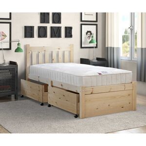 Alpen Home Abarne Heavy Duty Solid Pine Storage Bed Natural Small Single (2'6) Alpen Home Abarne Heavy Duty Solid Pine Storage Bed Natural Small Single (2'6)