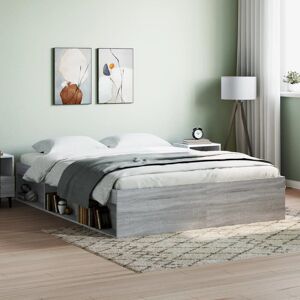 Latitude Run Afriani Platform Bed Grey Sonoma European Kingsize (160 x 200cm) Latitude Run Afriani Platform Bed Grey Sonoma European Kingsize (160 x 200cm)